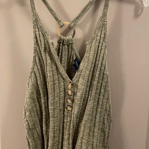 Olive tank top